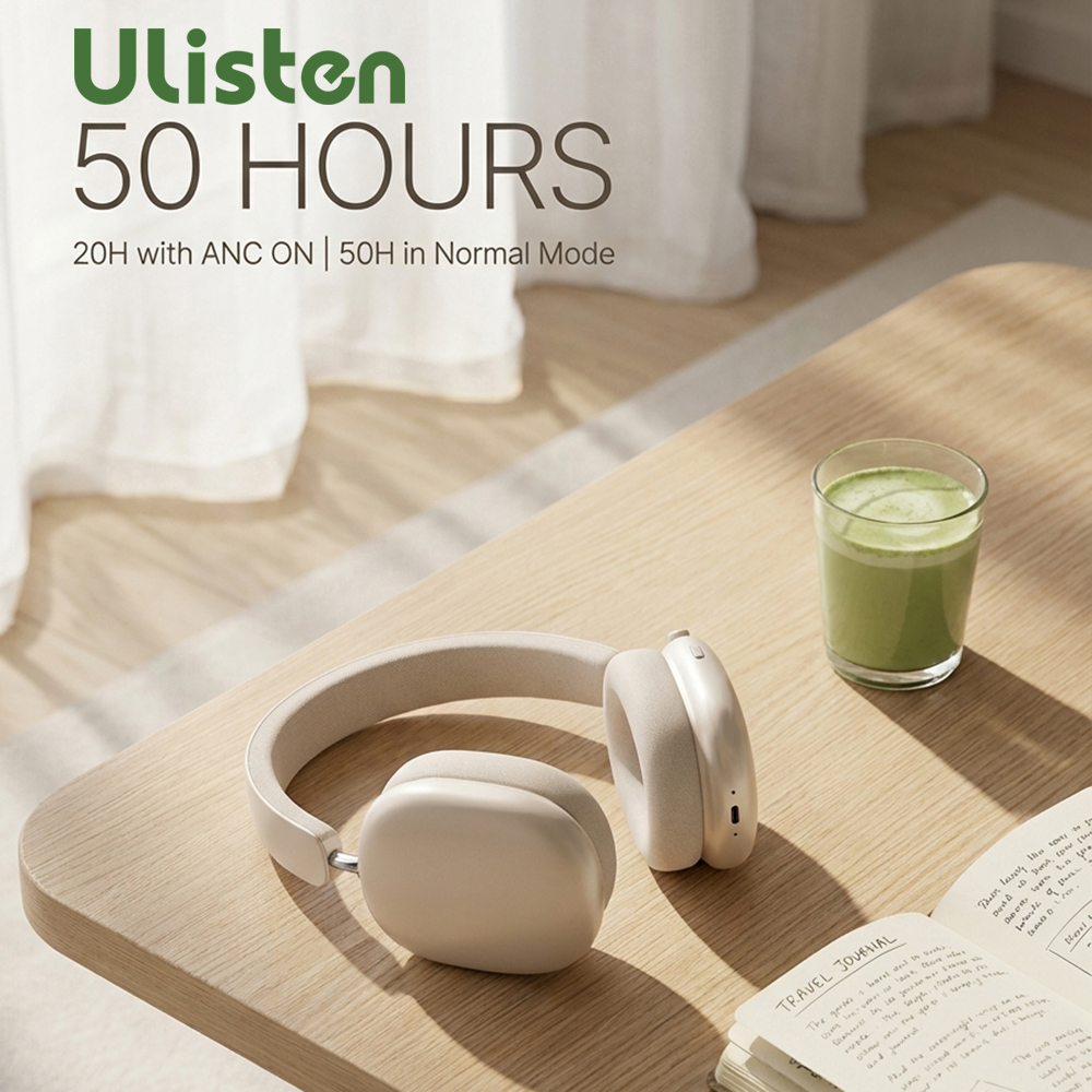 50Hours Playing Time Headphone