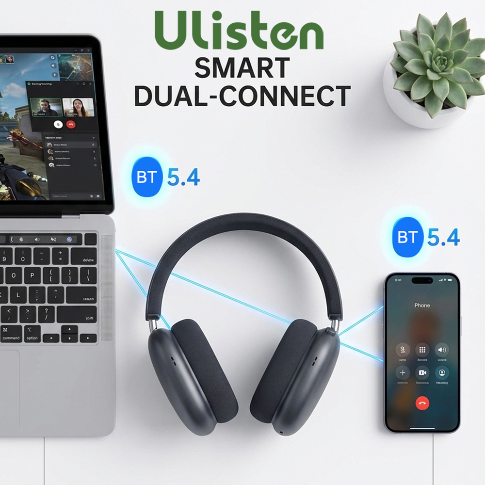 dual connection anc headphone